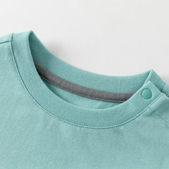 Dave&Bella Boys Autumn Cotton Blue/Grey Classical T-shirt Top