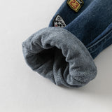 Dave&Bella Boys Kids Denim Blue Cool Long Sleeve Hooded Jackets