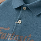Dave&Bella Toddler Boys Autumn Leisure Blue Polo T-shirts Tops