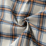 Dave&Bella Toddler Boys Cotton Casual Blue Plaid Shirt Top