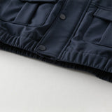 Dave&Bella Toddler Boys Navy Blue Outwear Padded Jackets
