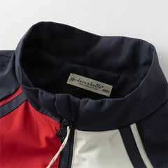 Dave&Bella Boys Autumn Navy Blue Windproof Outdoor Sport Jacket Coat