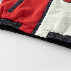 Dave&Bella Boys Autumn Navy Blue Windproof Outdoor Sport Jacket Coat