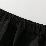 Dave&Bella Boys Toddler Black Casual Drawstring Joggers Pants