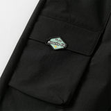 Dave&Bella Boys Toddler Black Casual Drawstring Joggers Pants