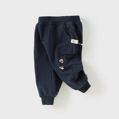 Dave&Bella Boys Autumn Outdoor Casual Drawstring Pants