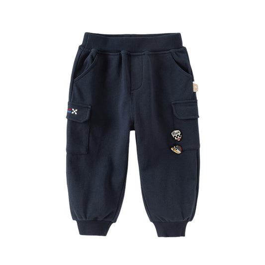 Dave&Bella Boys Autumn Outdoor Casual Drawstring Pants