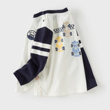Dave&Bella Boys Toddler Cotton Beige Classical T-shirt Tops