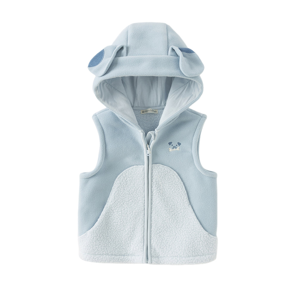 Dave&Bella Toddler Girls/Boys Cute Antistatic Sleeveless Hooded Vests
