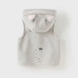 Dave&Bella Toddler Girls/Boys Cute Antistatic Sleeveless Hooded Vests