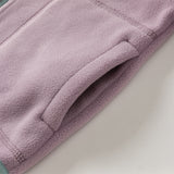 Dave&Bella Girls/Boys Toddler Purple/Blue Outdoor Warm Windproof Hooded Jacket