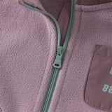 Dave&Bella Girls/Boys Toddler Purple/Blue Outdoor Warm Windproof Hooded Jacket