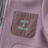 Dave&Bella Girls/Boys Toddler Purple/Blue Outdoor Warm Windproof Hooded Jacket