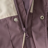 Dave&Bella Girls/Boys Toddler Purple/Blue Outdoor Warm Windproof Hooded Jacket