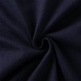 Dave&Bella Toddler Boys Cotton Navy Blue Leisure T-shirts Tops