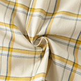 Dave&Bella Toddler Boys Cotton Yellow White Plaid Shirts Tops