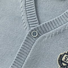 Dave&Bella Toddler Boys Autumn Blue Knit Sweater Cardigans Coats