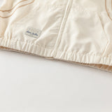 Dave&Bella Toddler Boys Beige Hooded Coats