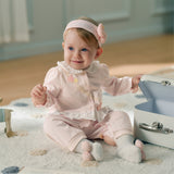 Dave&Bella Baby Girls Cotton Light Pink Sweet Romper