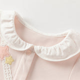 Dave&Bella Baby Girls Cotton Light Pink Sweet Romper