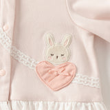 Dave&Bella Baby Girls Cotton Light Pink Sweet Romper