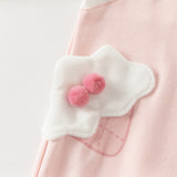 Dave&Bella Baby Girls Cotton Pink Bodysuits Romper Crawling Suit