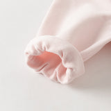 Dave&Bella Baby Girls Sweet Cotton Light Pink Bodysuits Romper Crawling Suit