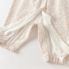 Dave&Bella Newborn Girls Autumn Pink Floral Baby One-Pieces Romper