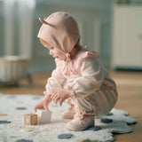 Dave&Bella Baby Girls Cotton Pink One-pieces Romper