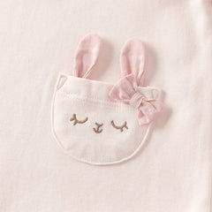 Dave&Bella NewBorn Girls Autumn Cotton Pink Baby One-pieces Romper