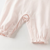 Dave&Bella Baby Girls Cotton Pink One-pieces Romper