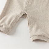 Dave&Bella Baby Boys Khaki Indoor Romper