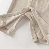 Dave&Bella Baby Boys Khaki Indoor Romper