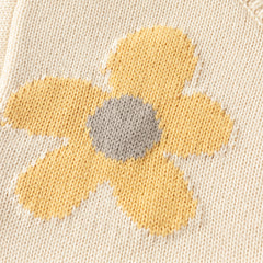 Dave&Bella Kids Girls Autumn Apricot Floral Sweater Cardigans Coats