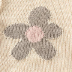 Dave&Bella Kids Girls Autumn Apricot Floral Sweater Cardigans Coats