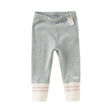 Dave&Bella Toddler Girls Cute Grey Leggings