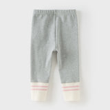 Dave&Bella Toddler Girls Cute Grey Leggings
