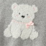 Dave&Bella Kids Girls Cute Grey Sleeveless Bear Print Vest Tank Tops