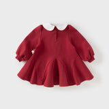 Dave&Bella Toddler Girls Red Cute Bear A-line Princess Dress