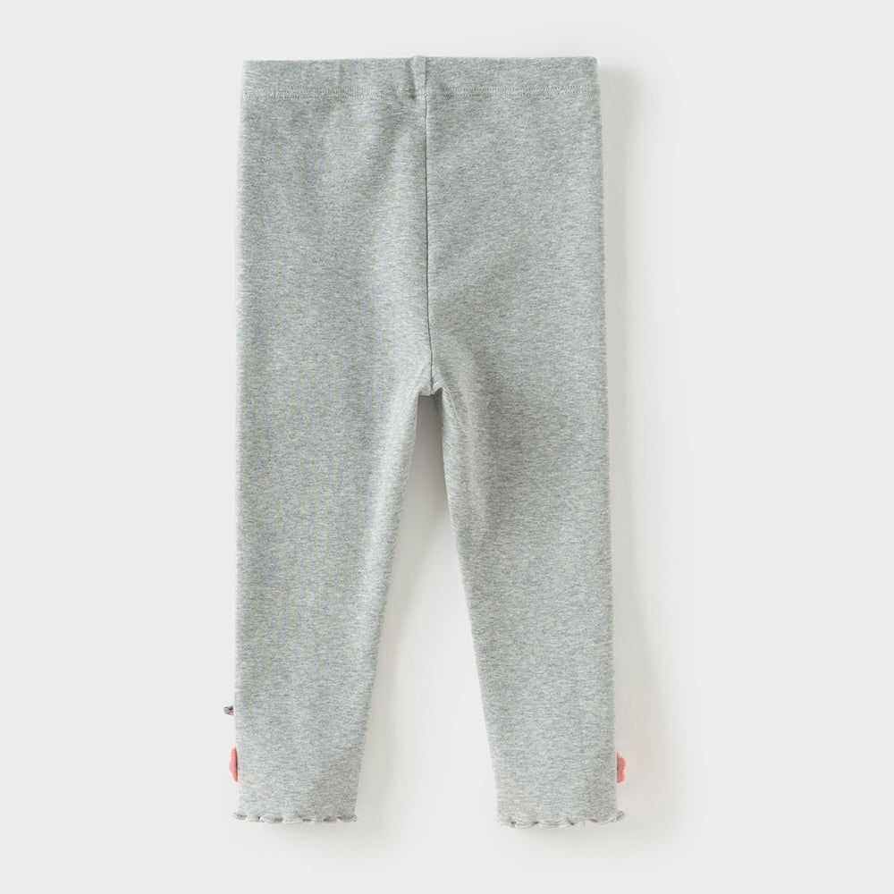 Dave&Bella Toddler Girls Casual Grey/Grey Purple Leggings