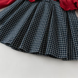 Dave&Bella Toddler Girls Red Versatile  A-line Princess Dress