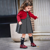 Dave&Bella Toddler Girls Red Versatile  A-line Princess Dress