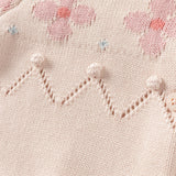 Dave&Bella Toddler Girls Cotton Sweet Pink Floral Print Sweater Cardigans
