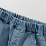 Dave&Bella Toddler Girls Cute Denim Blue Casual Jeans