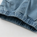 Dave&Bella Toddler Girls Cute Denim Blue Casual Jeans