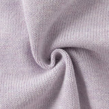 Dave&Bella Toddler Girls Purple Sweet Rabbit Print Hooded Knit Coats