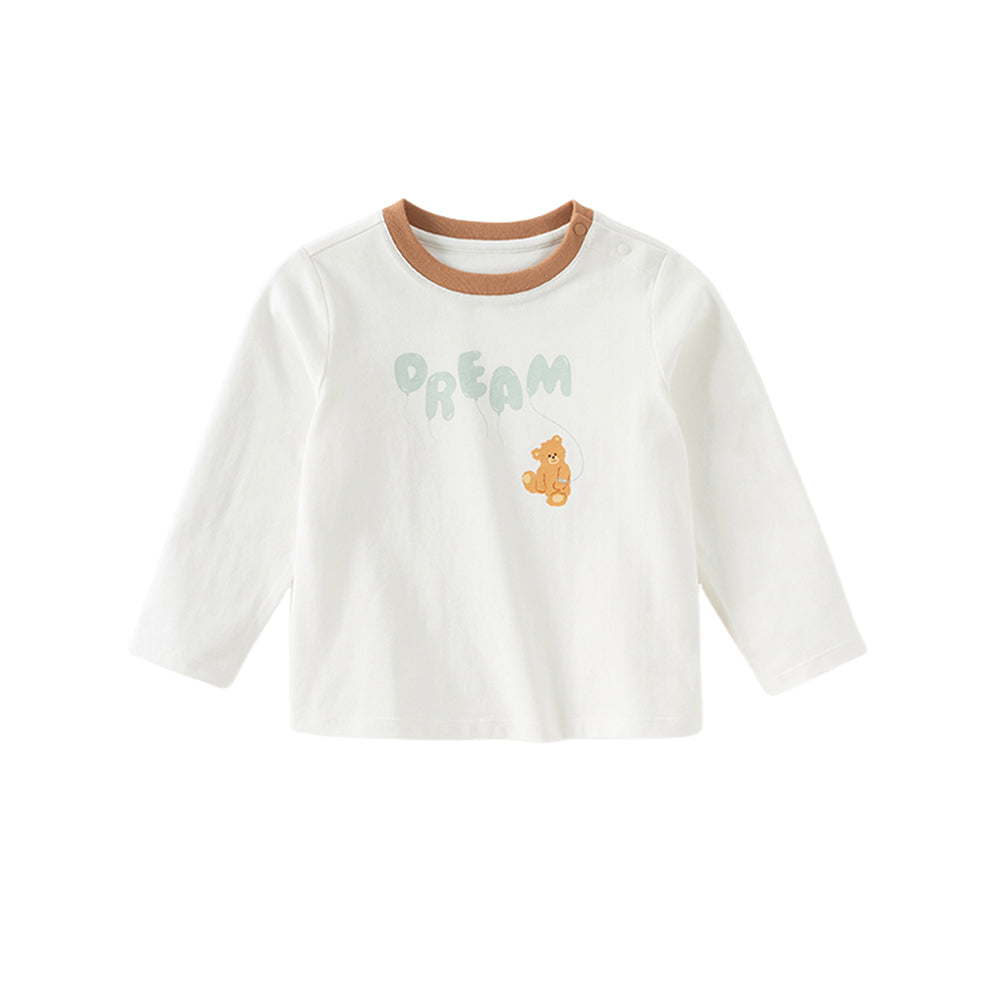 Dave&Bella Boys Toddler Long-Sleeve Cotton Casual Striped T-shirt Tops