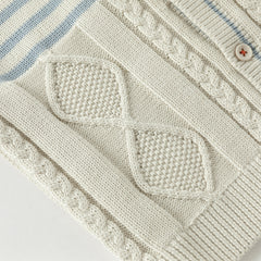 Dave&Bella Boys Autumn Cotton Apricot Cardigan Coat Top