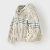 Dave&Bella Toddler Boys Cotton Apricot Cardigans