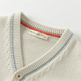 Dave&Bella Toddler Boys Cotton Apricot Cardigans